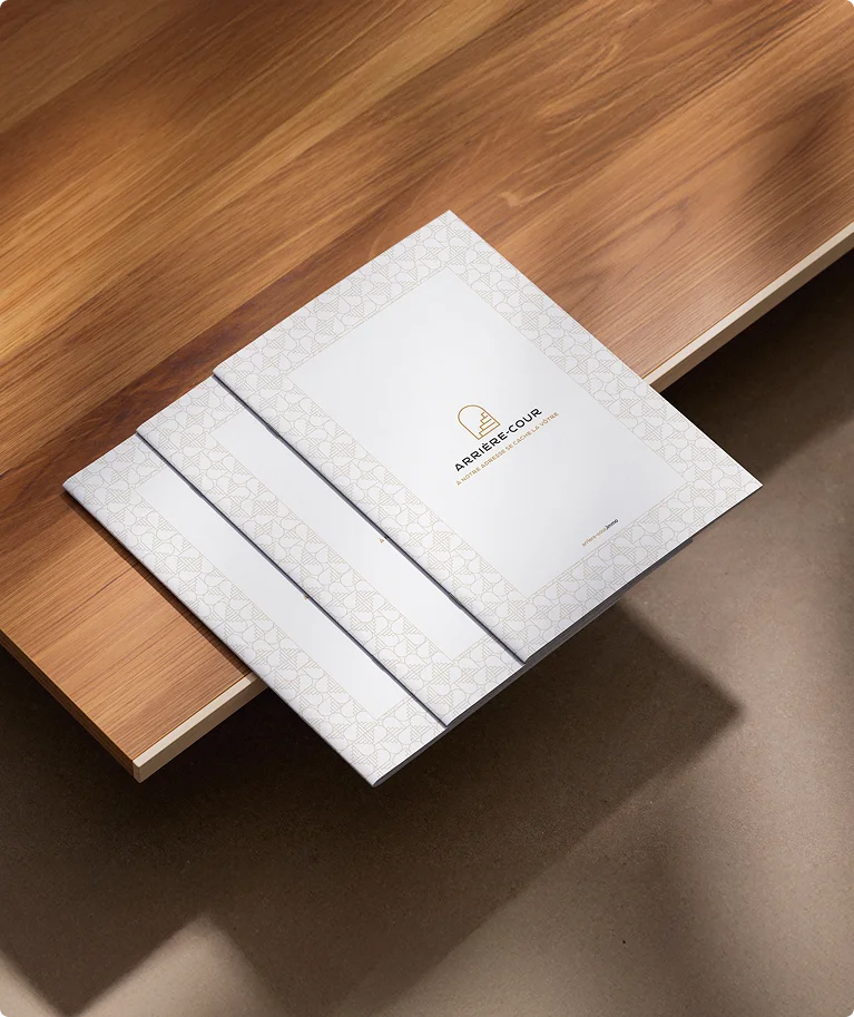 photo d'un book de 16 pages pour la prospection terrain des commerciaux