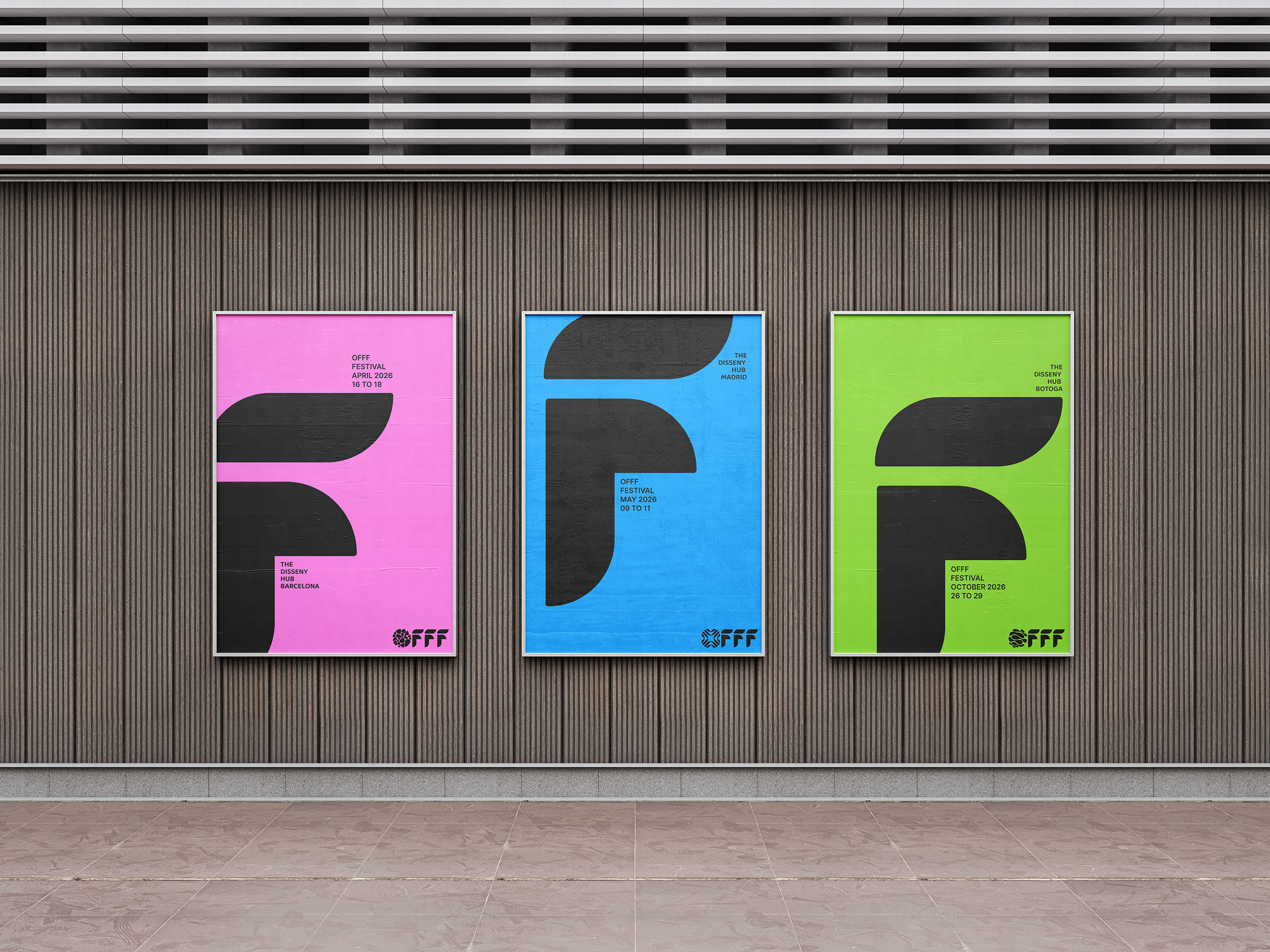 photo montrant 3 affiches