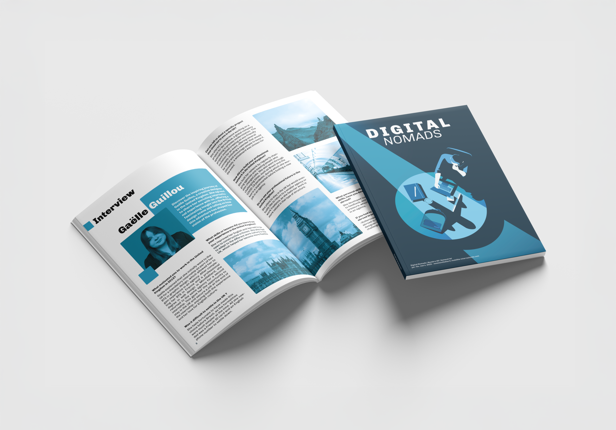 Campagne de communication sur la mobilité internationnale - Hugo Collin | Brand Designer