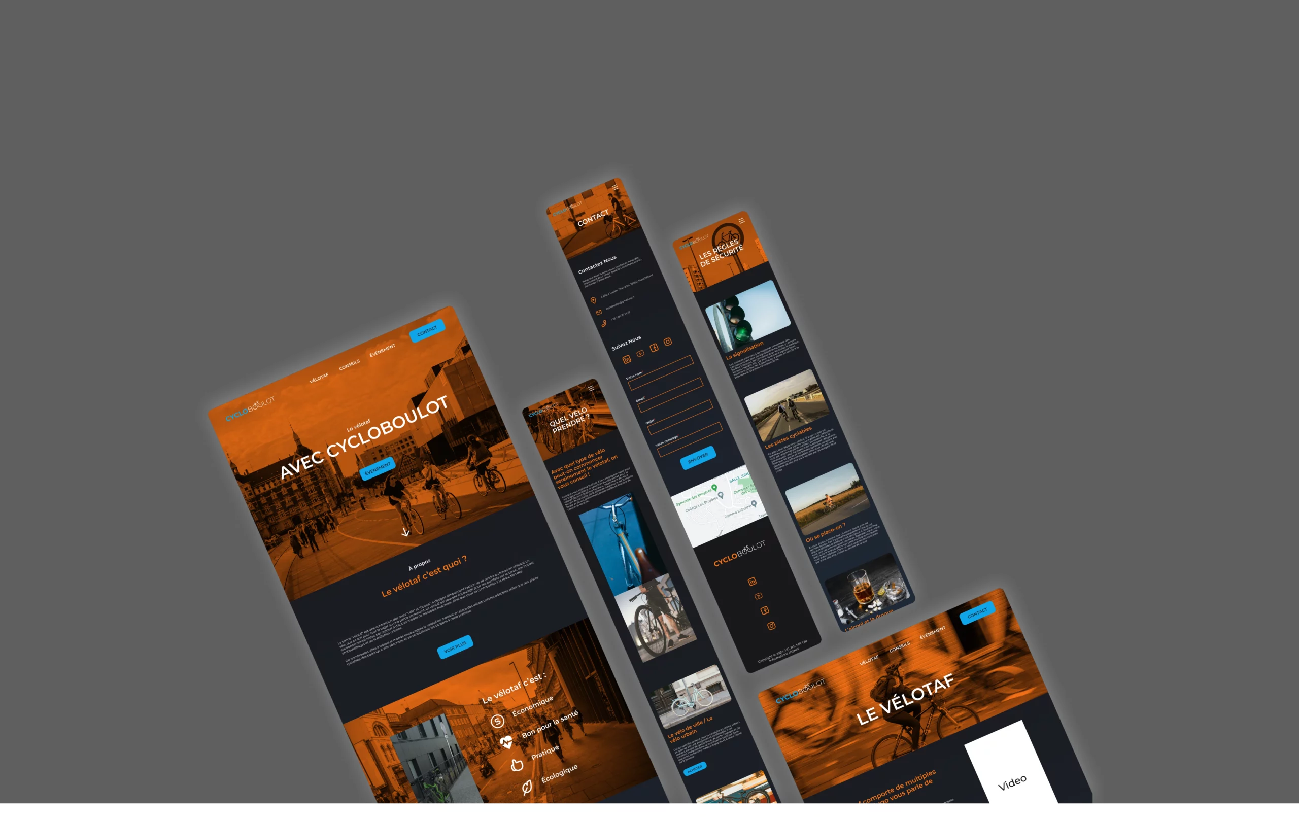 photo montrant ma maquette du site web