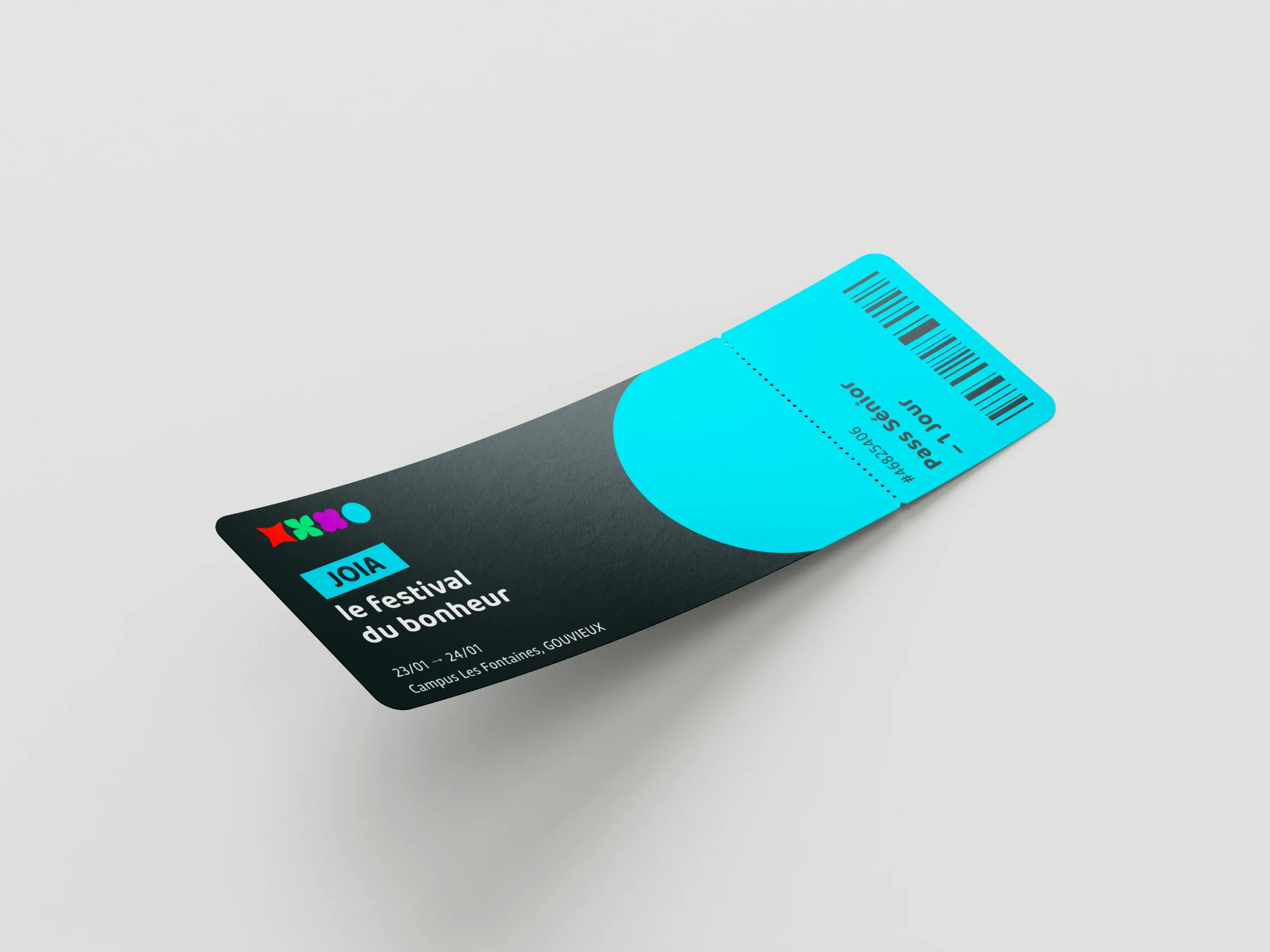 photo d'un ticket du festival