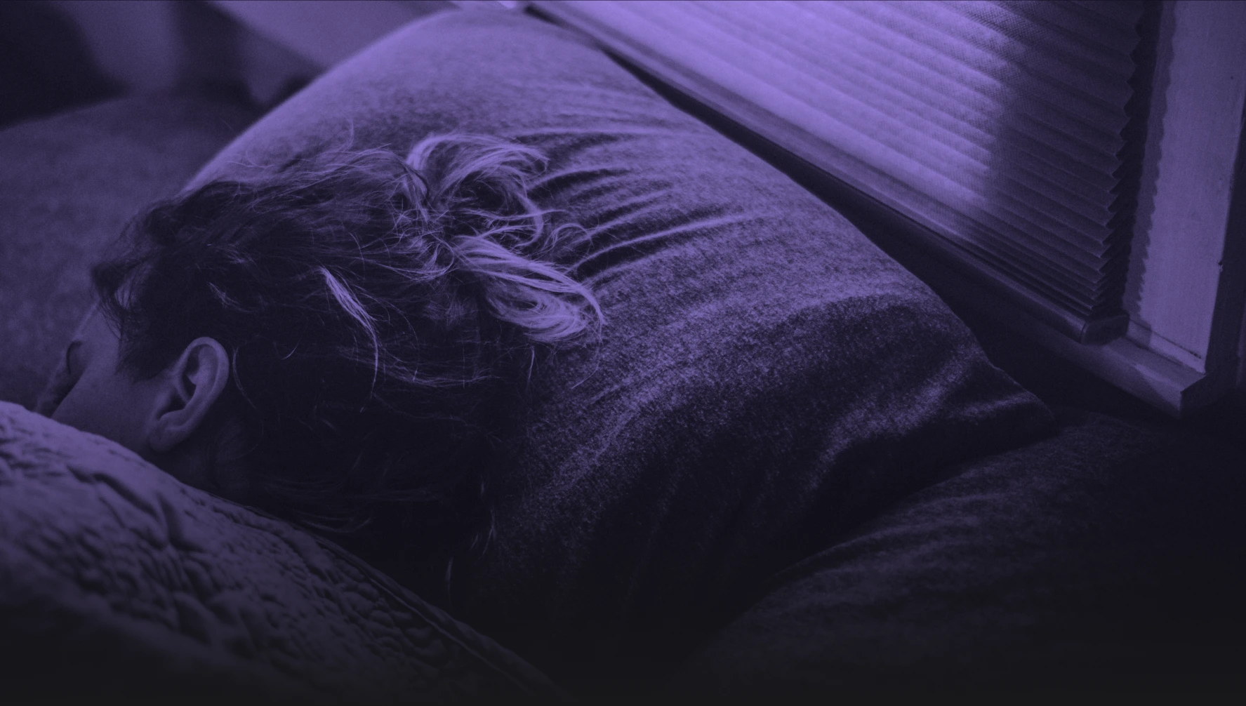 photo montrant une personne en train de dormir