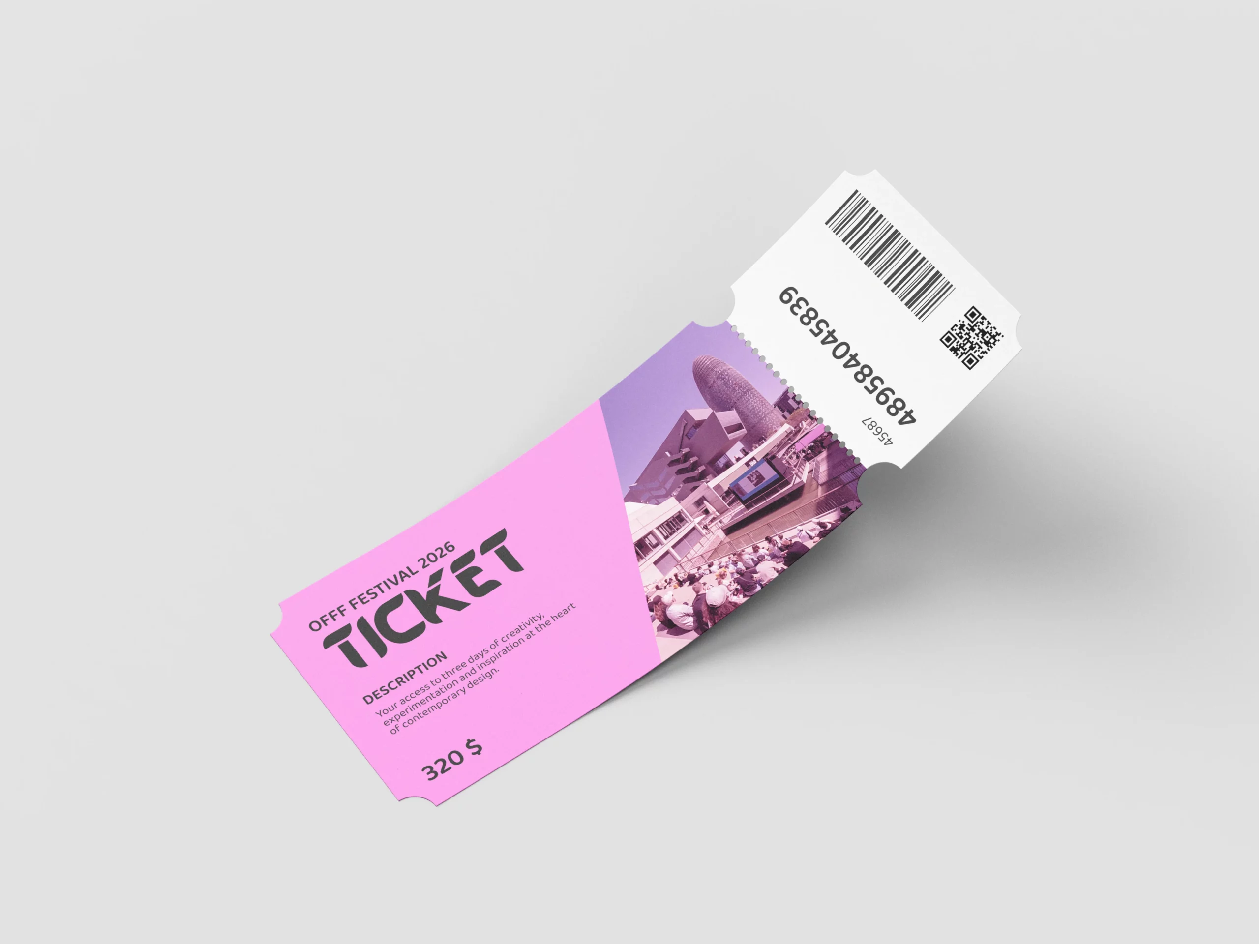 photo du ticket du festival OFFF